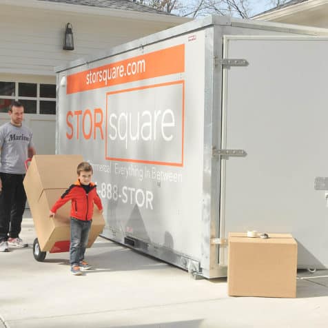 STORsquare portable storage units for residential moving and storage