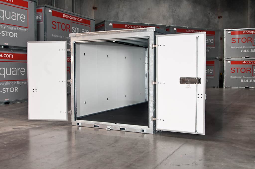 STORsquare Container with Open Barn-Style Doors