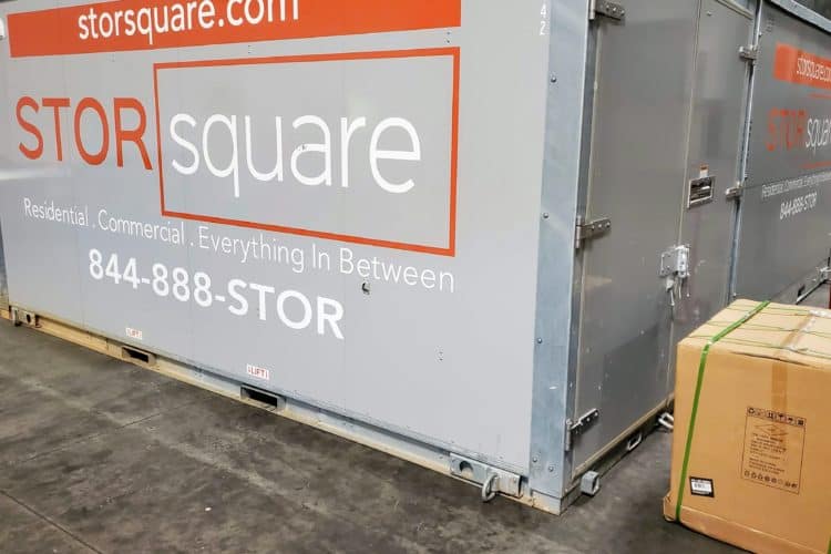 STORsquare being loaded with equipment