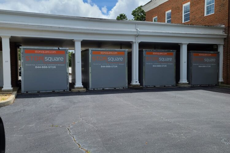 storing equipment and materials