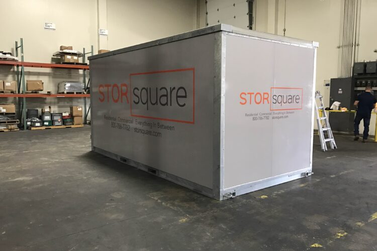 Storing materials for corporate events