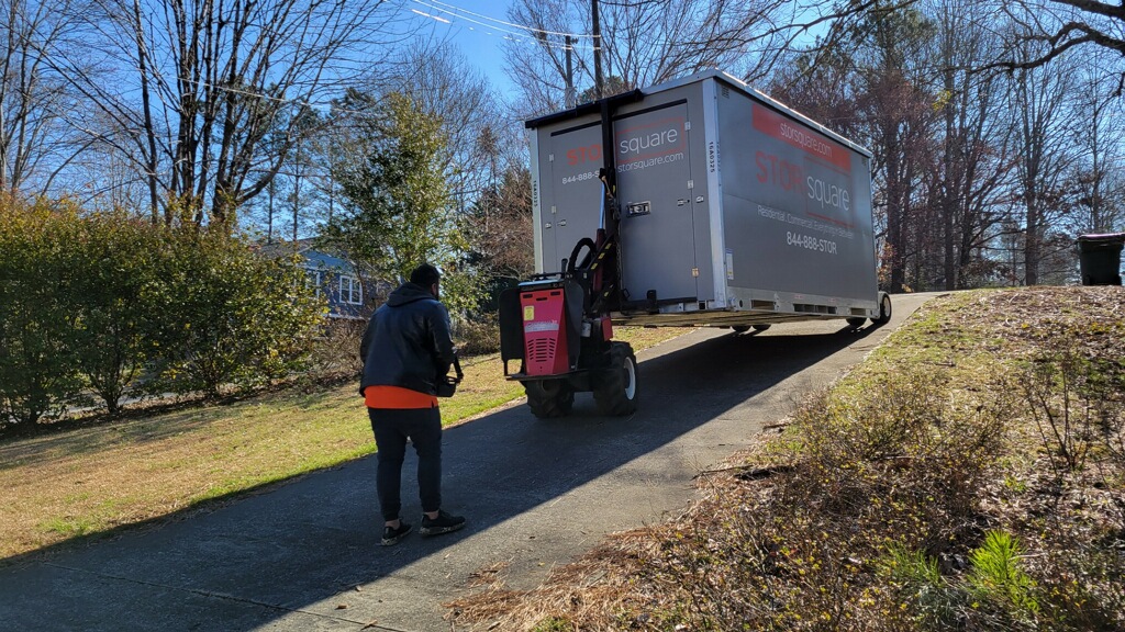 Portable storage for construction