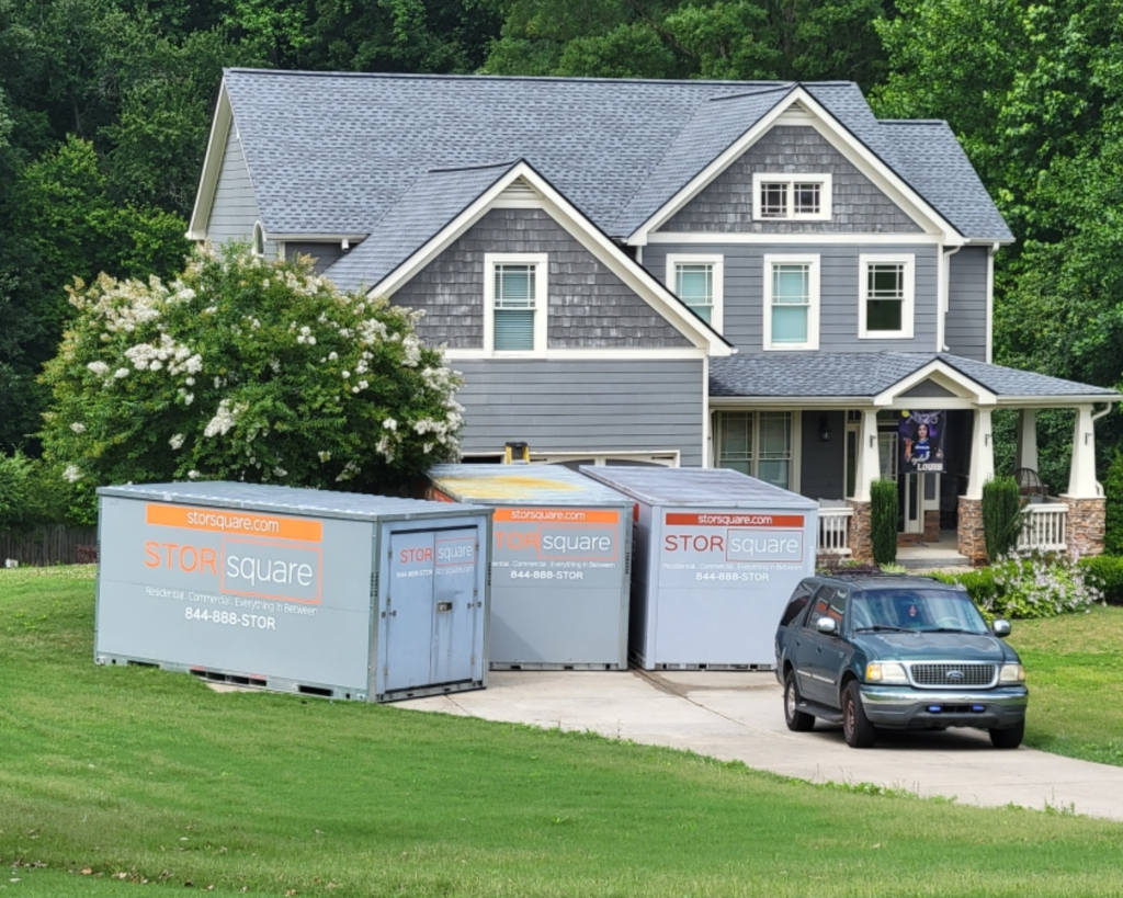 Moving and storage containers in Monroe