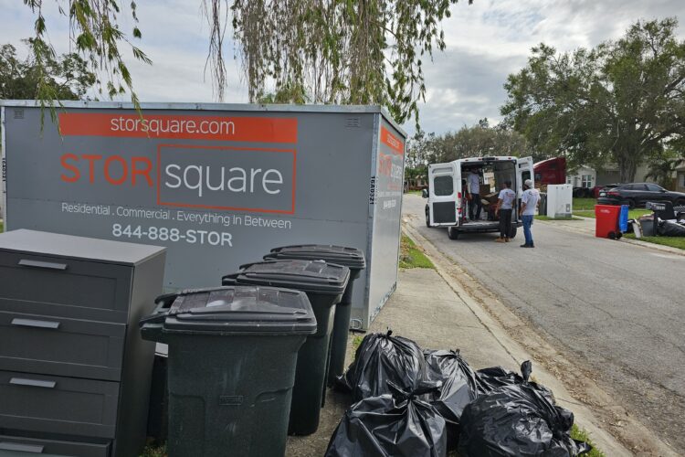 Portable storage for hurricane preparedness