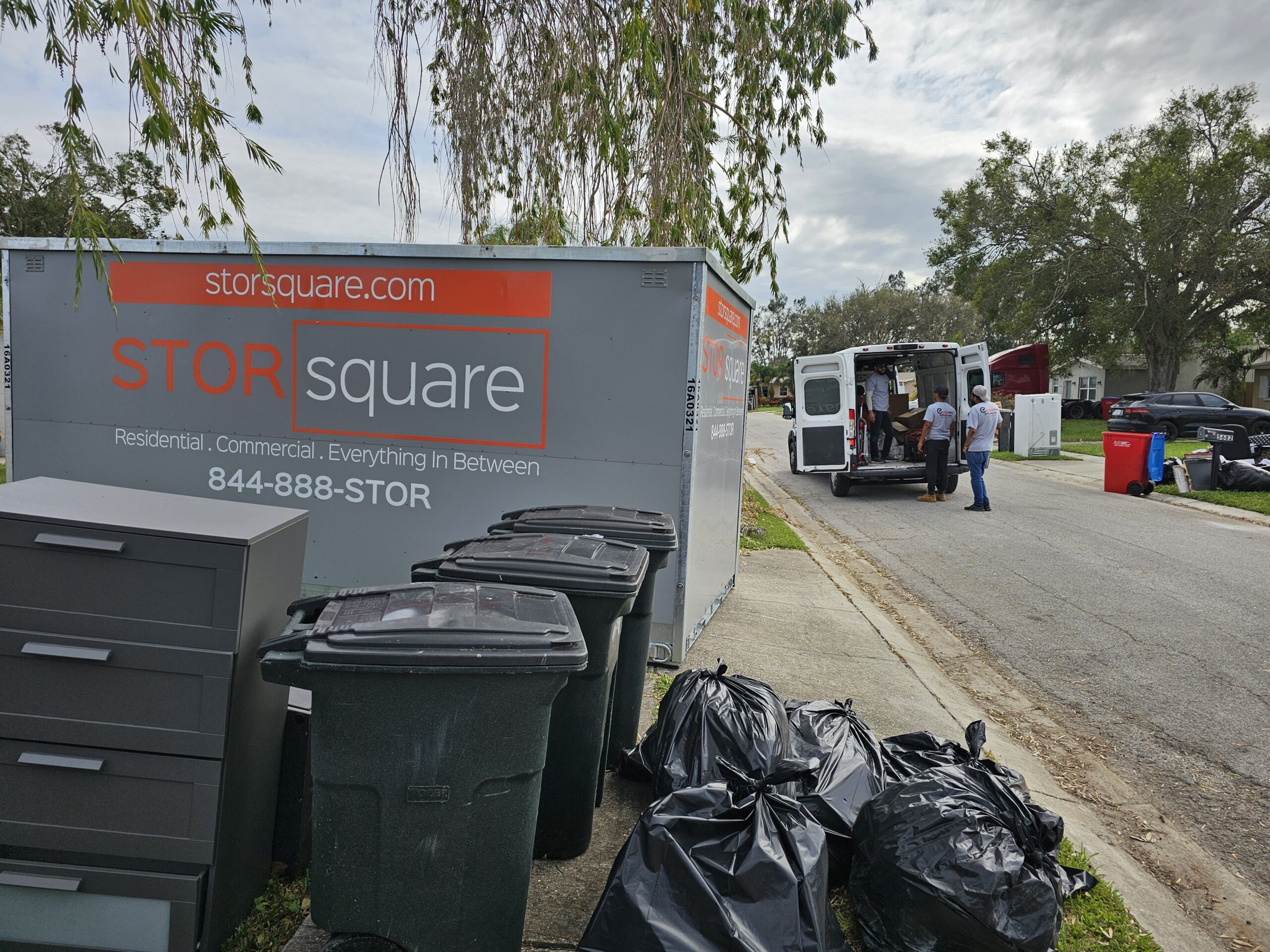 Portable storage for hurricane preparedness