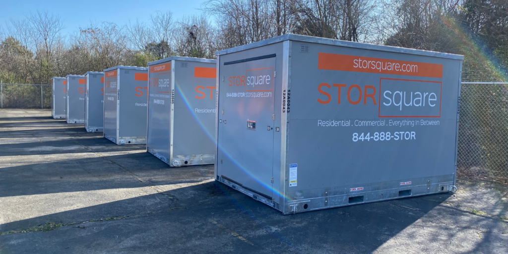 Pods Self Storage outdoor lot in Charlotte NC
