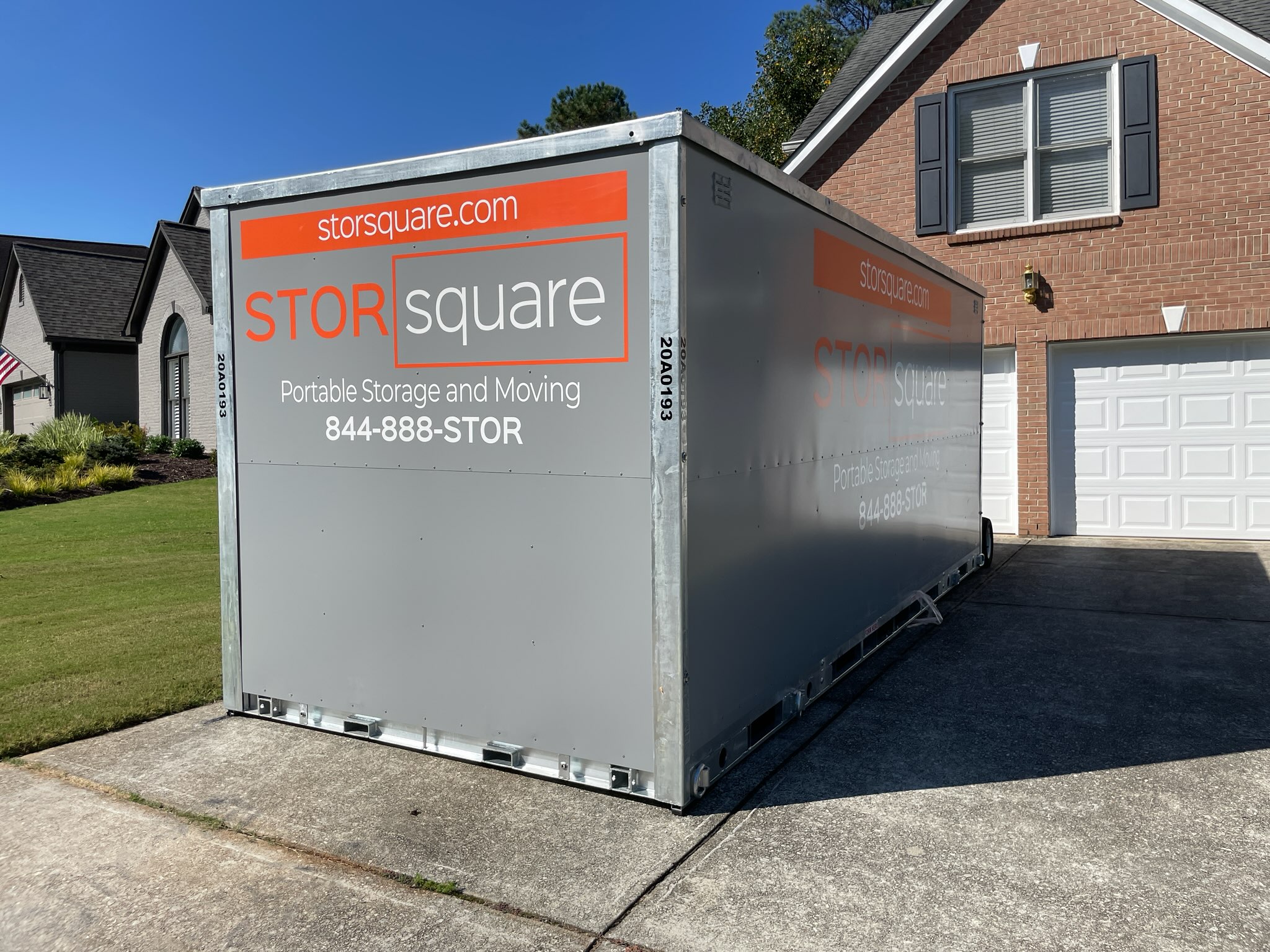 portable storage for garage sales