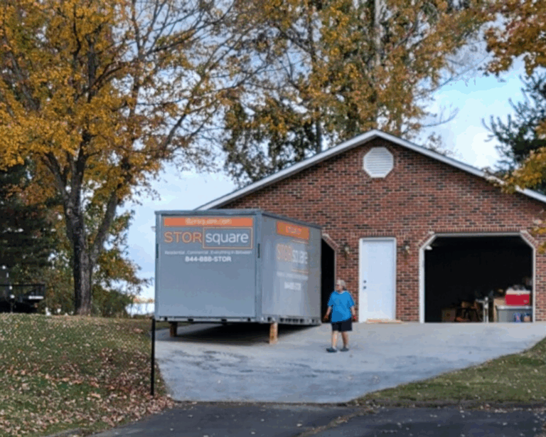 Storage container rental in Brandon