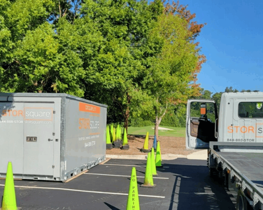 Huntersville storage containers for rent