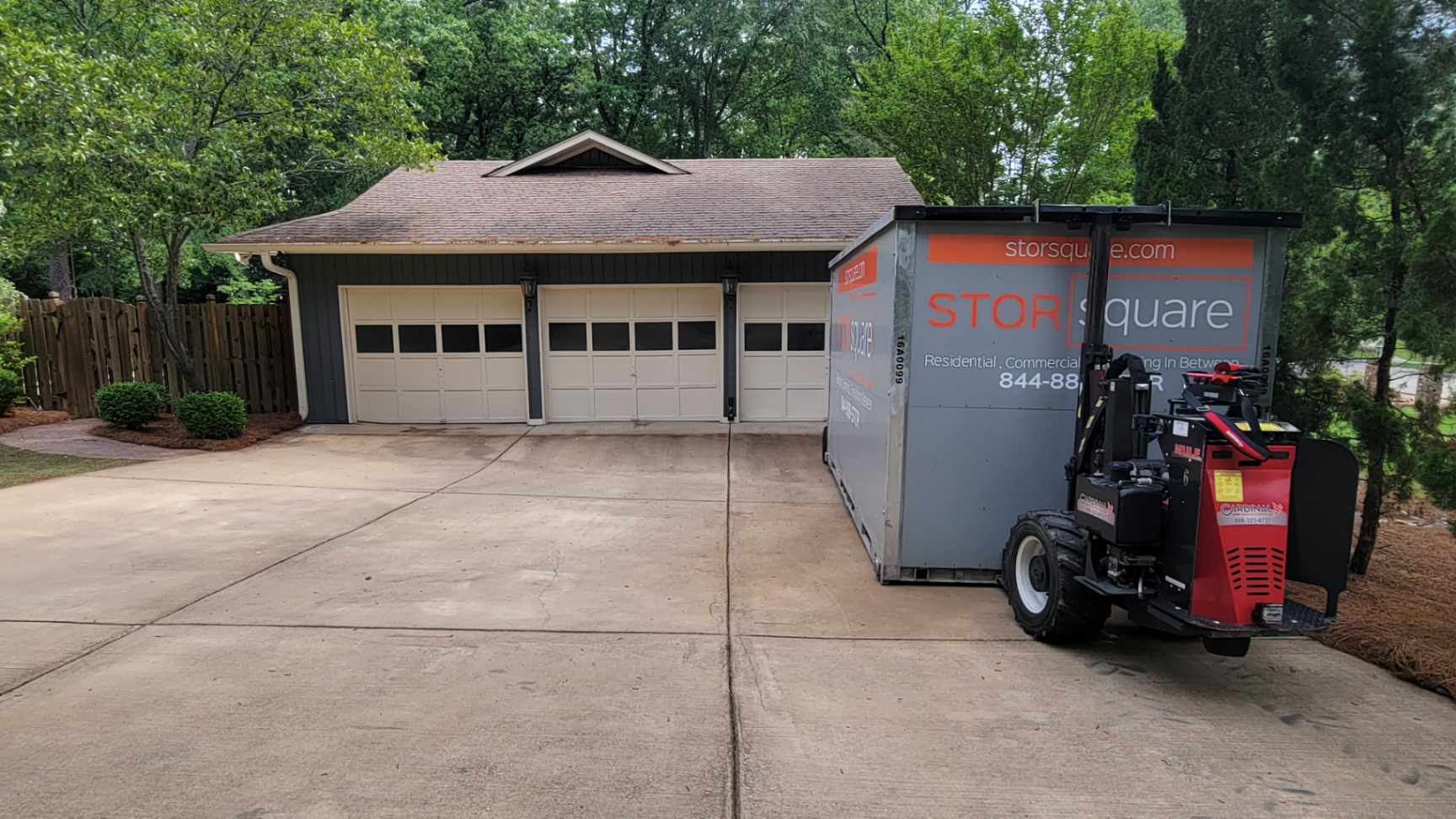 remodeling or moving with portable storage