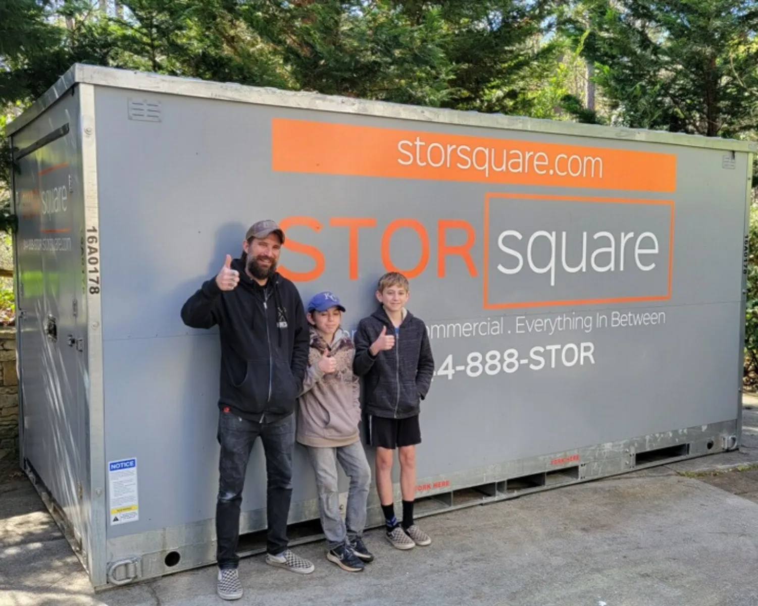 STORsquare Mobile Storage Unit Sizes