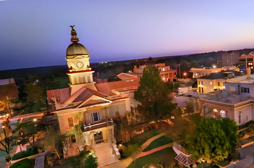 Athens GA city landscape