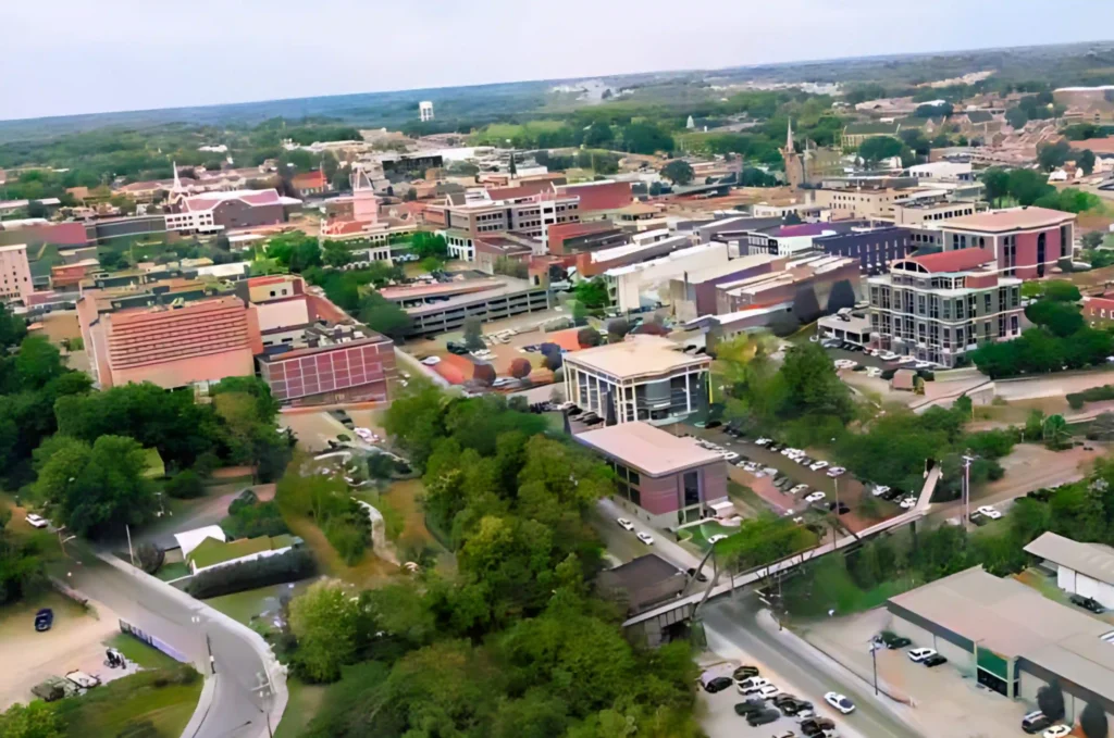 Clarksville city landscape