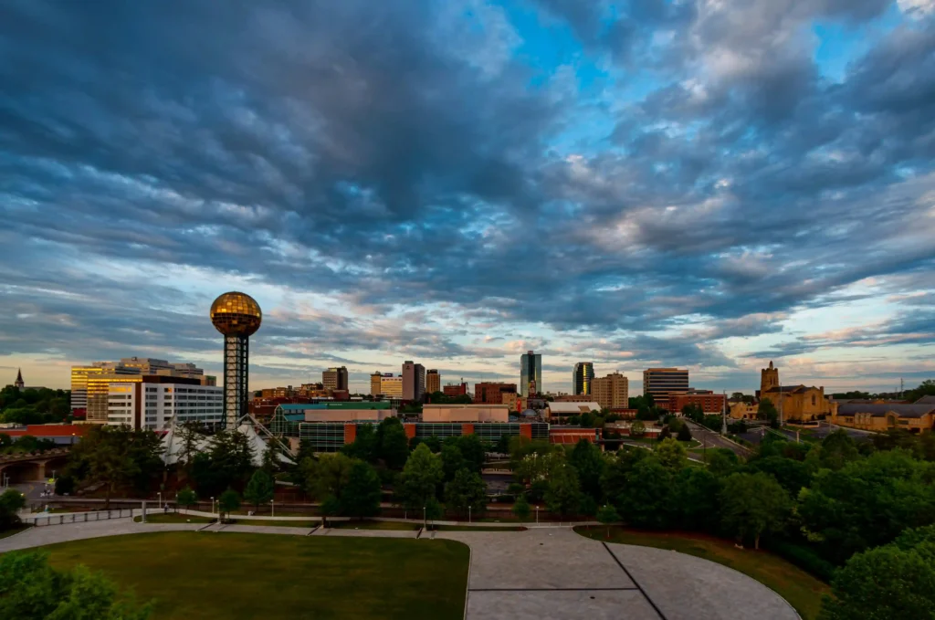 Knoxville city landscape