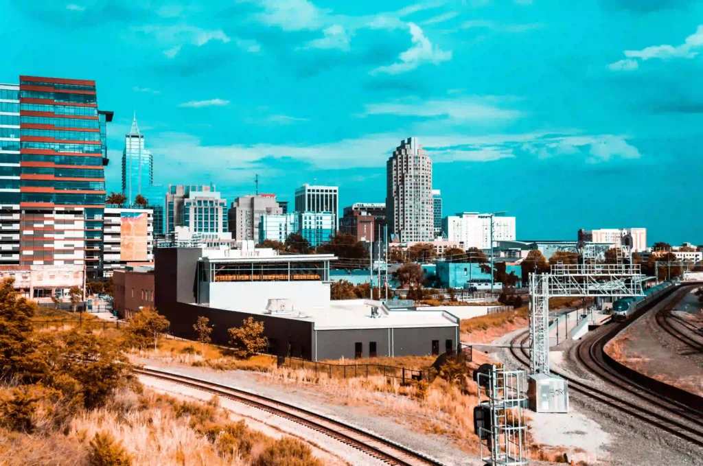 Raleigh city landscape