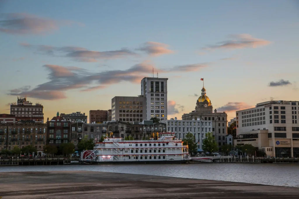 Savannah city landscape